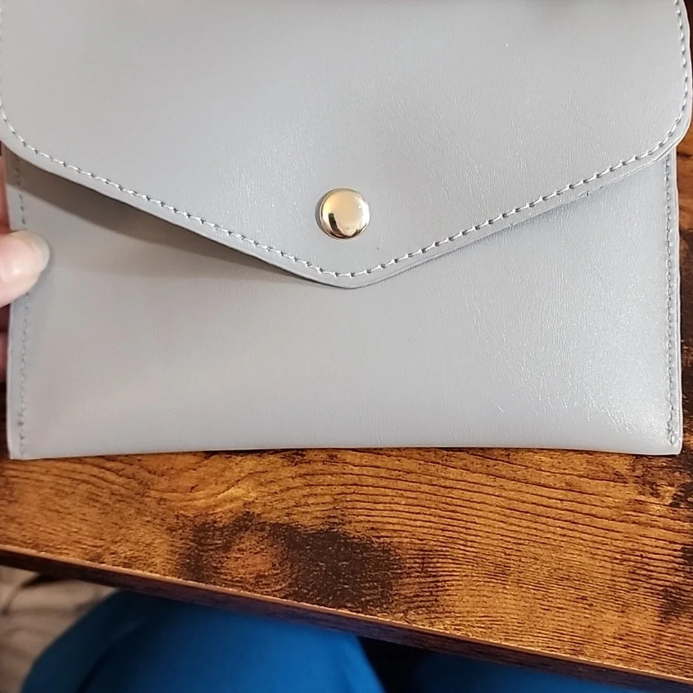 Blue Fashion Women Color block Shoulder Bag And Phone Pouch Shopping,Casusl FP